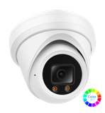 HD 4K 8MP White Dome CCTV Security Coax Camera AHD+TVI+CVI+CVBS / 2000 + TVL Analog Infrared Indoor/Outdoor Color D/N